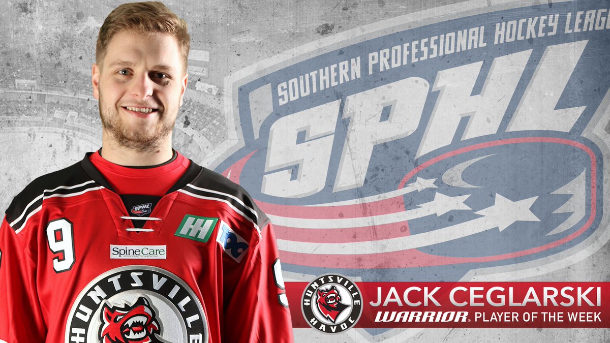 HuntsvilleHavoc's tweet photo. BREAKING: Rookie forward Jack Ceglarski name Warrior Player of the Week. #WeAreHSV

📰 https://t.co/utTON2zNnt https://t.co/aZ5NAECiV2