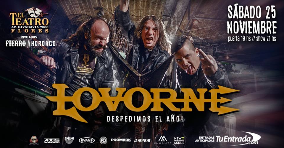 ⚠️<a href="/LovorneRock/">LOVORNE</a> despide el año en Flores bit.ly/2zmTrRI #QueSeaRock #CaravanaDeMotosEntraGratis #MásInfoEntrandoAcá #ElTríoDeTigre