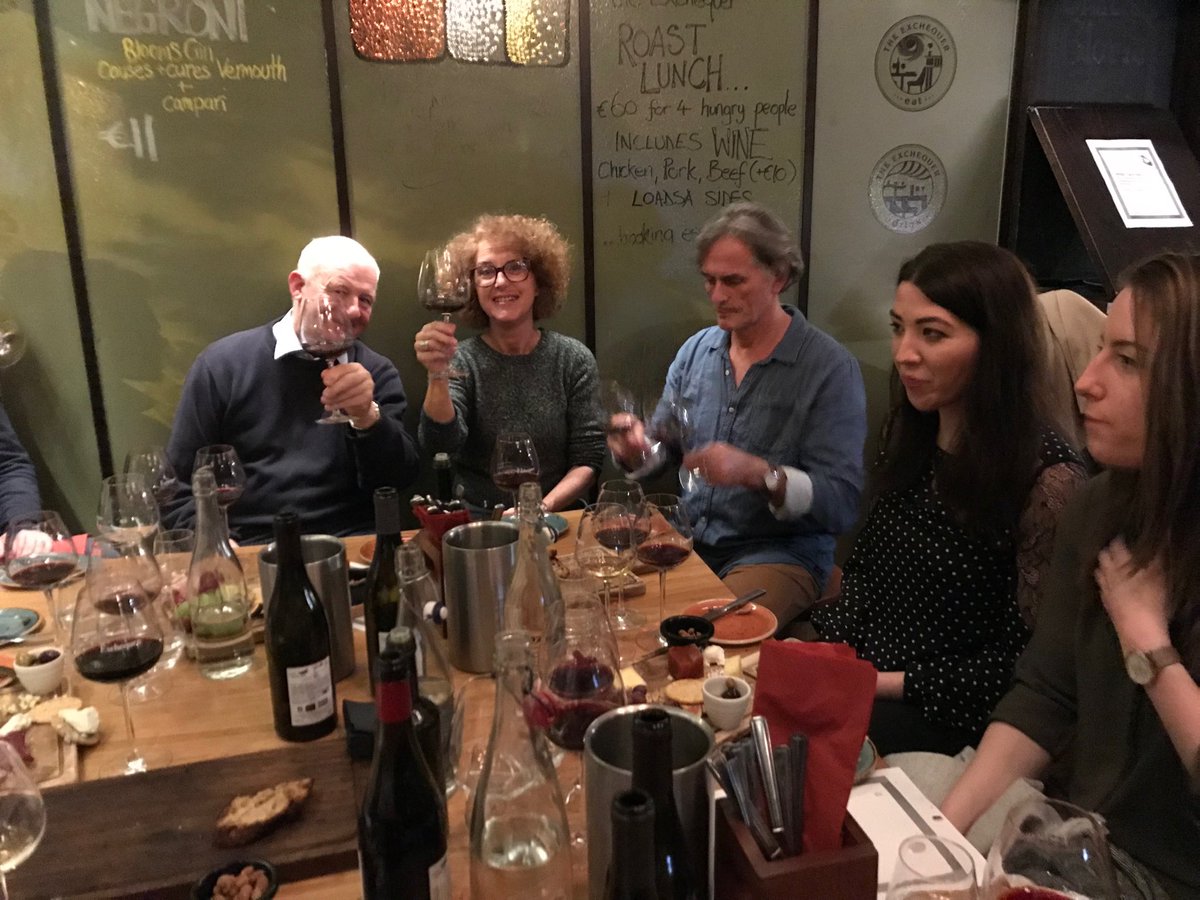 jonoandjules's tweet photo. @JNWine @theexchequer @RhoneWineWeek #joncier tasting two different vintages of the three Lirac cuvées: Gourmand, Classique & Les Muses. https://t.co/WUAa7EE8qS
