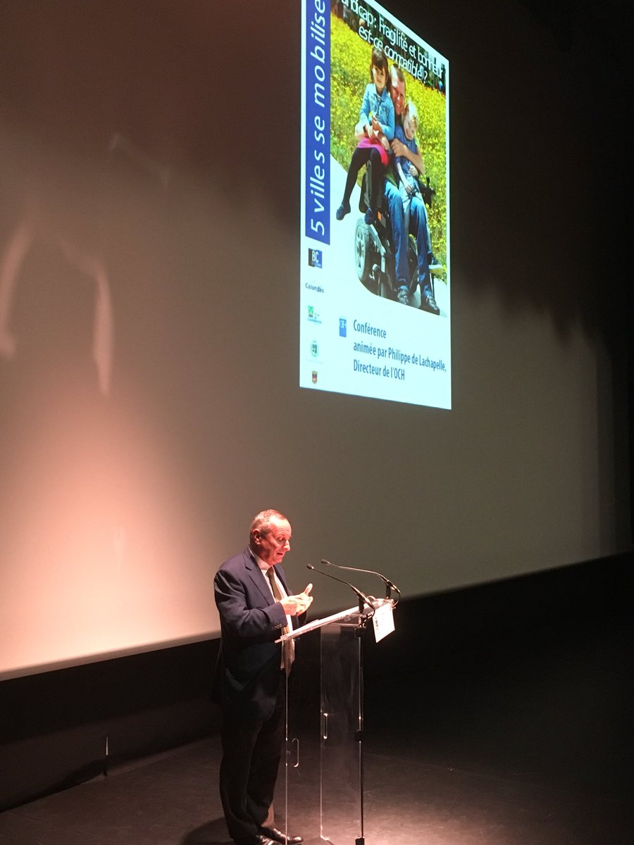 JeandeRB's tweet photo. Merci à @phdelachapelle @OCH_Handicap pour son témoignage : #Handicap - #Fragilité et bonheur, est-ce compatible ? #5VillesSeMobilisent https://t.co/Os3jbds6bi