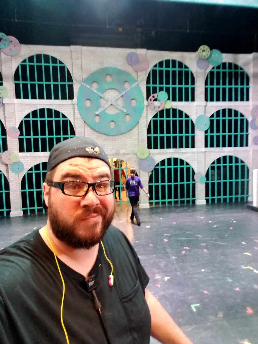 Had a blast hanging out at MGSH working on the Pajama Game set. <a href="/MgshStage/">MGSH Musical Theatre</a> y'all rock!! Have a great run!