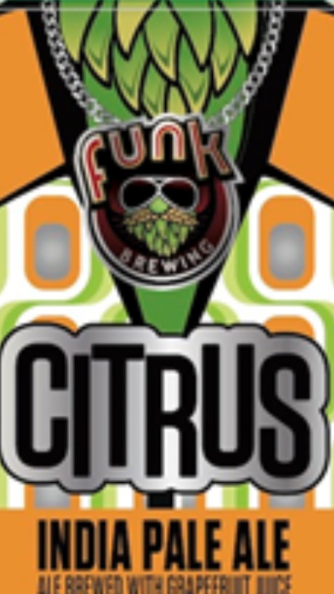 PintofPat's tweet image. Start looking around to on draft!  @FunkBrewing Citrus Ipa