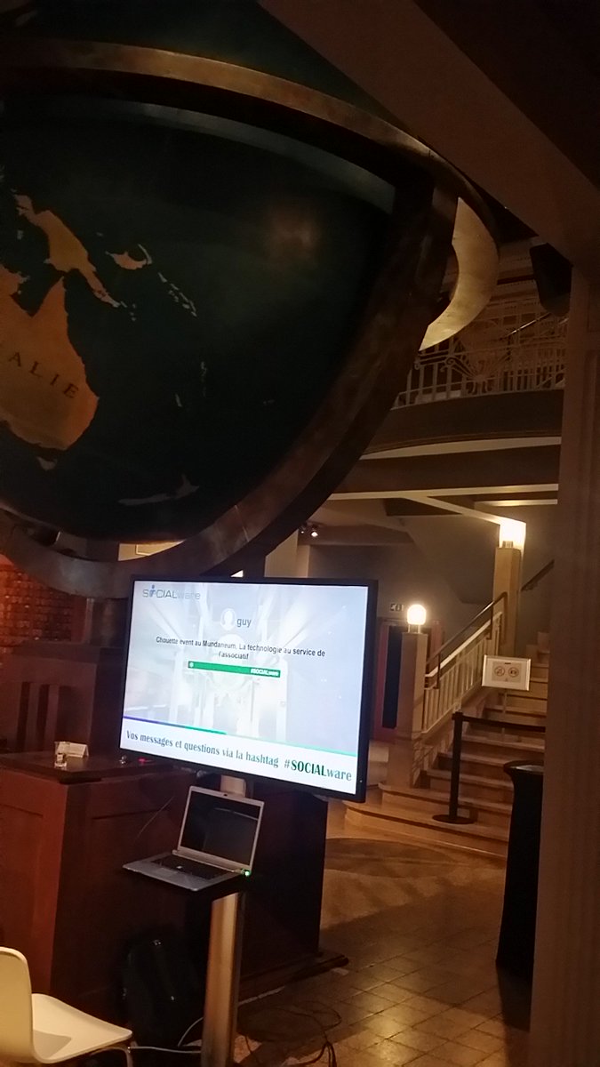 Tout est prêt pour l'event #SOCIALware au Mundaneum
#wall4u