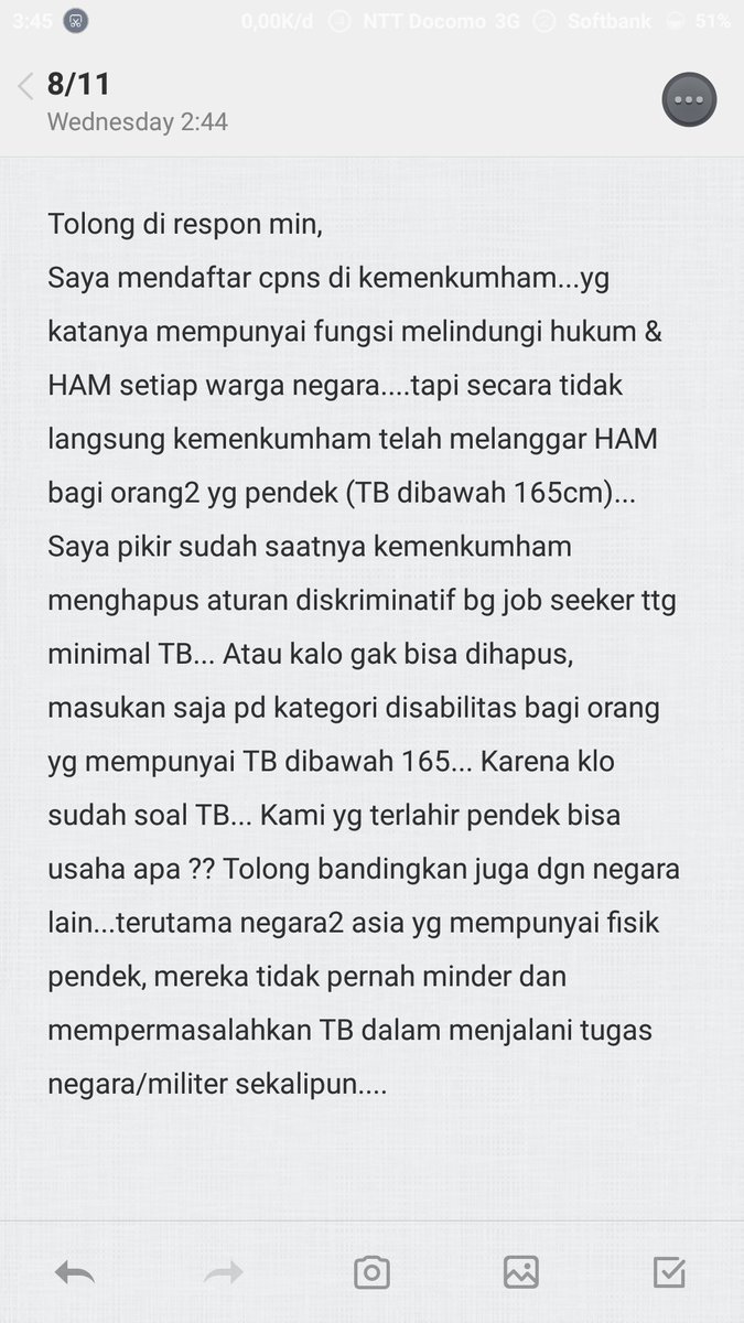 JobSeekerIndo's tweet photo. @cpnskumham2017 
@Kemenkumham_RI 
@kempanrb 
@BKNgoid 
@MataNajwa 
@netmedia_info 
@mediaindonesia 
#PejuangCPNS https://t.co/OIrCFnFCAu