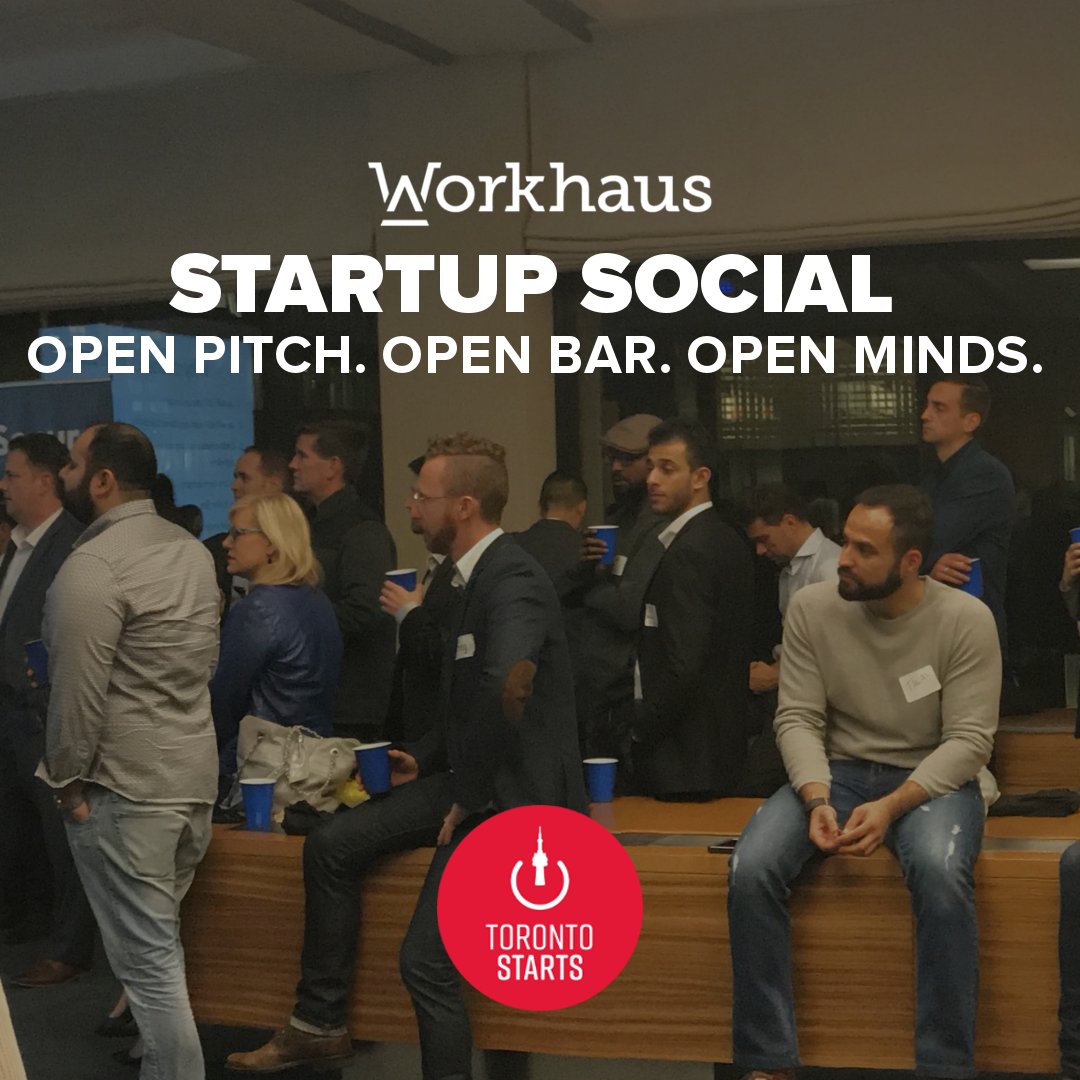 <a href="/Startup_TOR/">StartupTor</a> Startup Social is back! Join us and other entrepreneurs for open pitches. #startuphereto #torontostartup <a href="/torontopath/">Toronto PATH</a> <a href="/MyTOFD/">Toronto Financial District BIA</a>