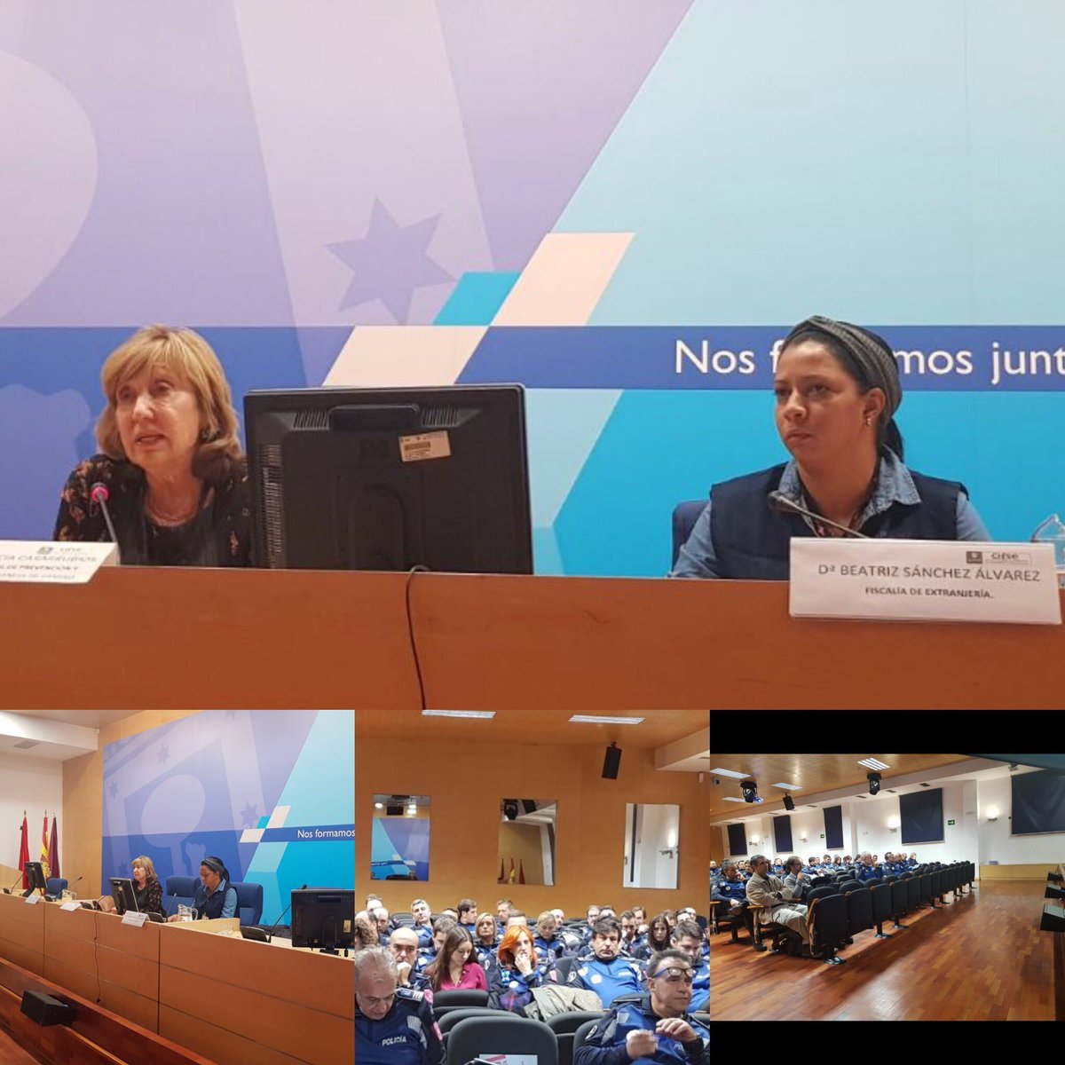 APRAMP's tweet photo. Hoy jornada de formación #contralatrata @APRAMP @MADRID @policiademadrid #sumando #visibilizando #detectando fundamental !! https://t.co/3nsVjTznUD