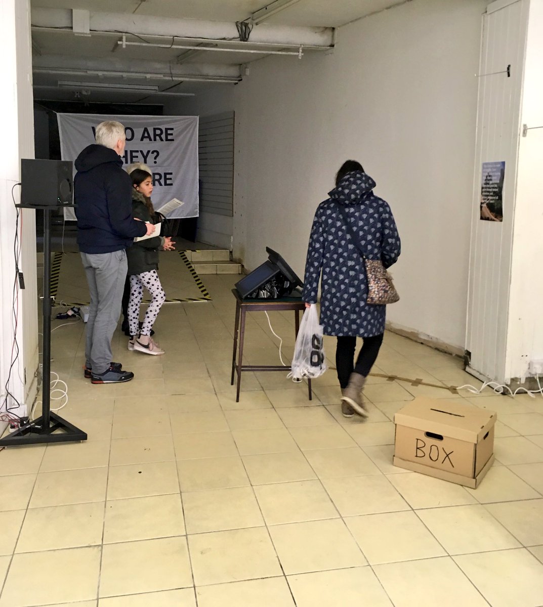 thewhoisproject's tweet image. Big thanks to everyone who made it down to our show at Isle Of Bute! 
#isleofbute #whoisproject #whoarethewhoweare #artexhibition