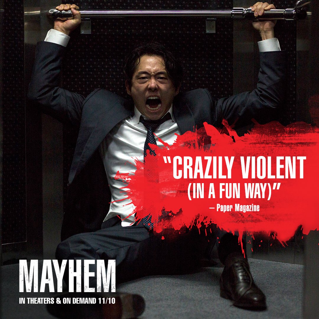 NEW picture of Steven in MAYHEM!