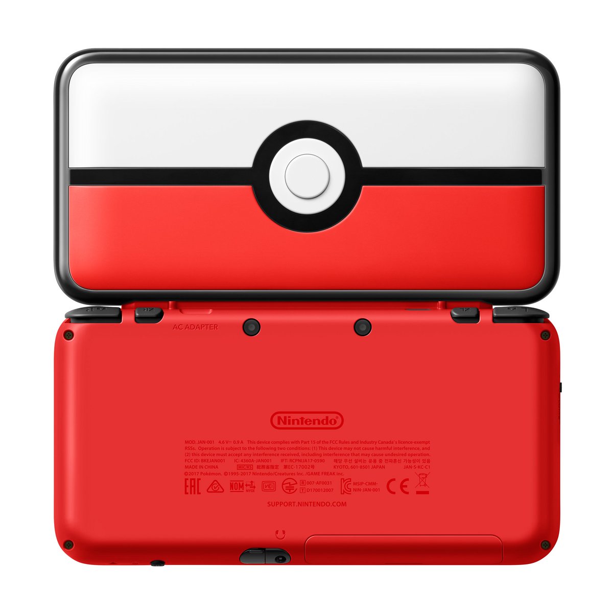 NintendoAmerica's tweet image. The New Nintendo #2DSXL Poké Ball Edition is lightweight, stylish, &amp;amp; perfect for any Pokémon Trainer! Available now. bit.ly/2iyXa4c