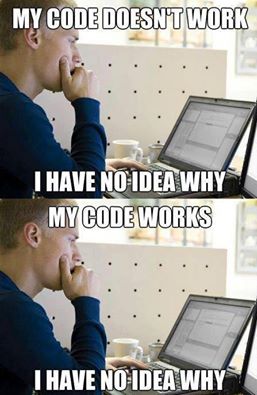 BlackShellMedia's tweet image. Programmers can relate... #gamedev #indiedev #programming