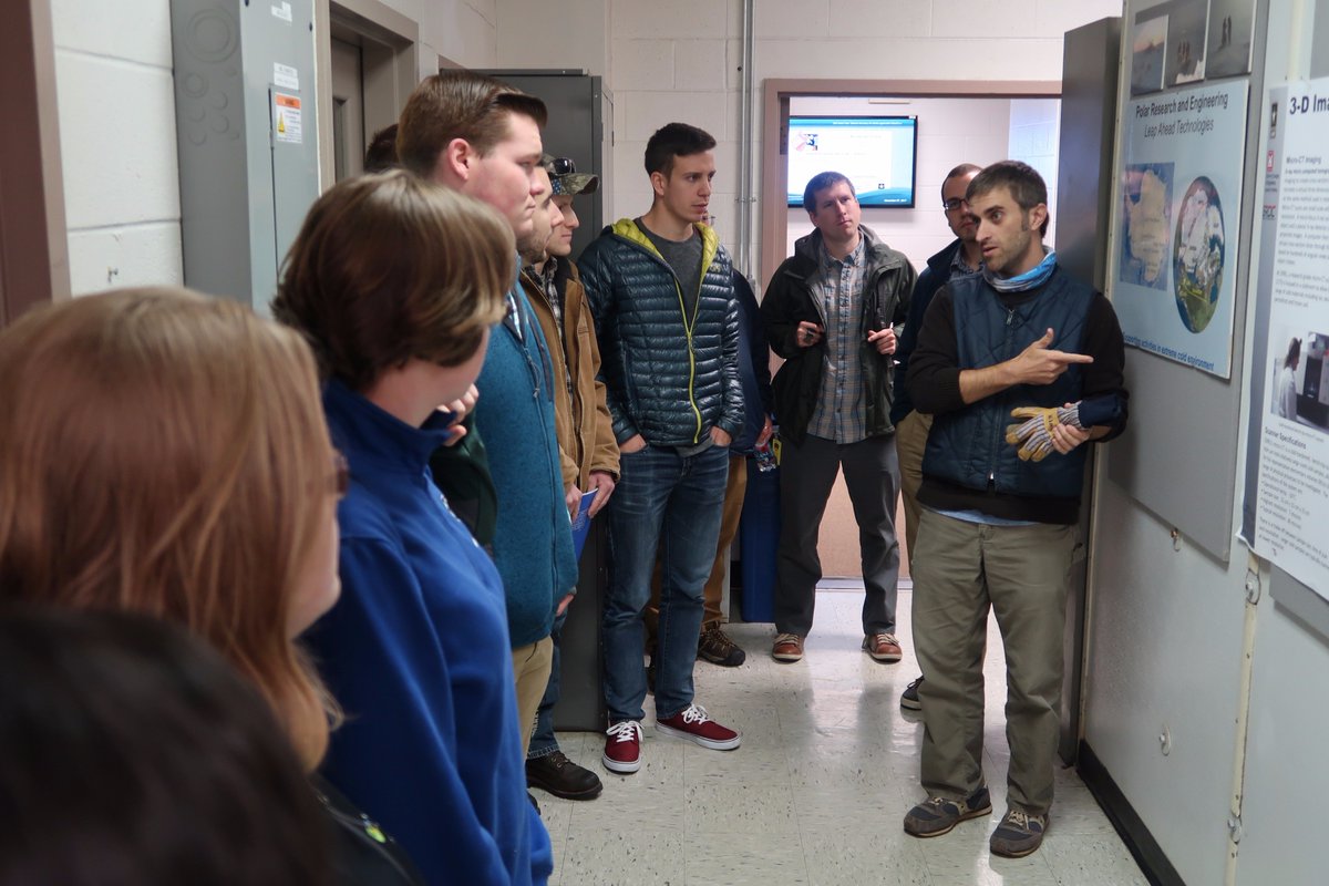 Students, faculty &amp; staff visited the Cold Regions Research &amp; Engineering Lab (CRREL) today! meteorology.lyndonstate.edu/department-upd…