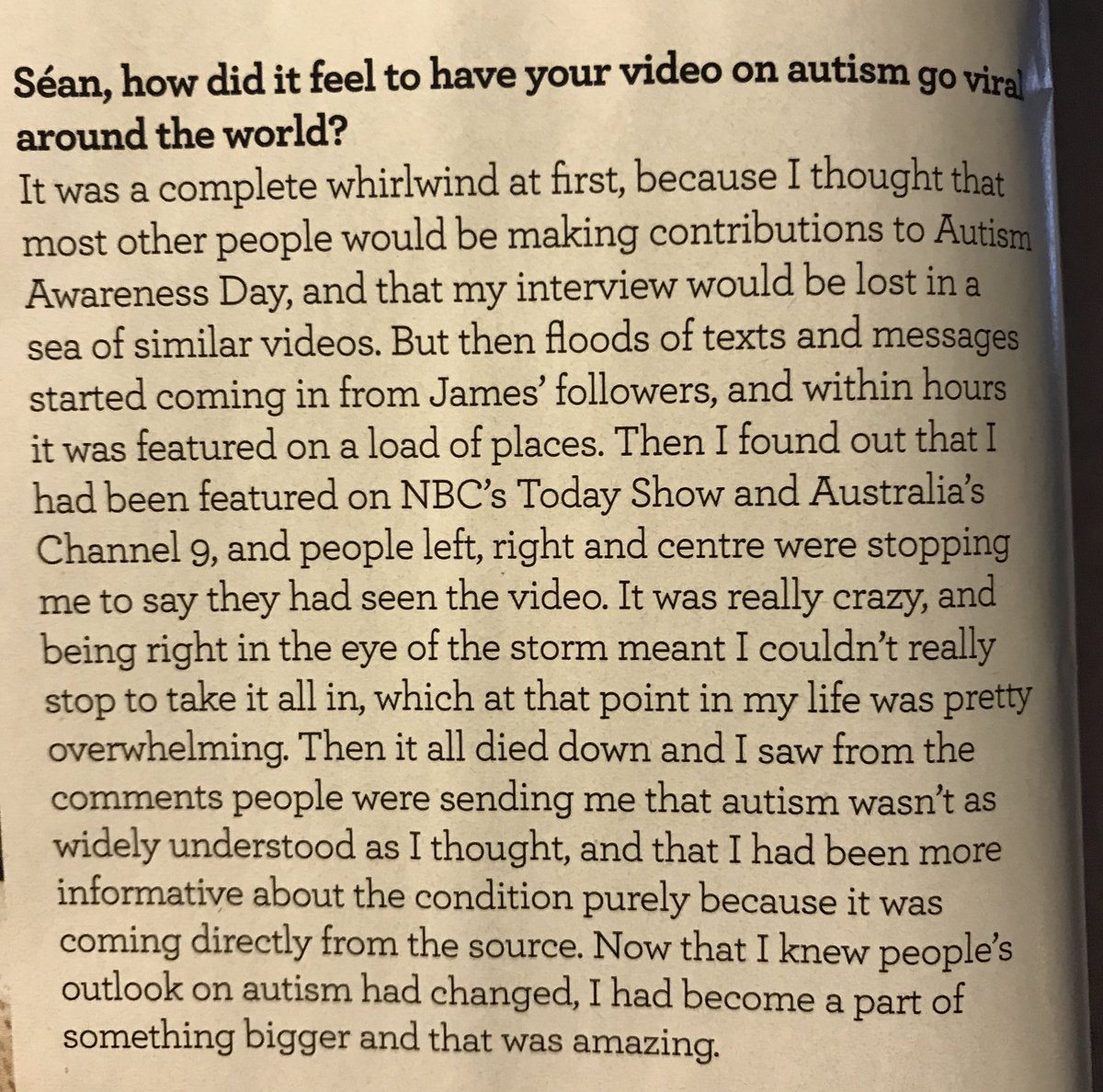 001annkavanagh's tweet photo. Wow how eloquent is my son? #proudautismmom #BeAutismAware 💙💙💙💙 @RSVPMagazine @JamesKavanagh_ @AsIAmIreland https://t.co/UjemoqtcDC
