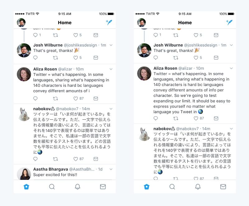 Twitter Rolls Out Expanded 280 Character Tweet Limit Worldwide macrumors.com/2017/11/07/twi… by <a href="/julipuli/">Juli Clover 🍀</a>