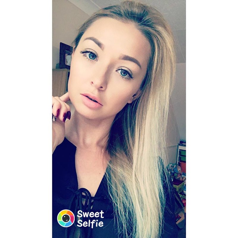 beautiful sweet selfie