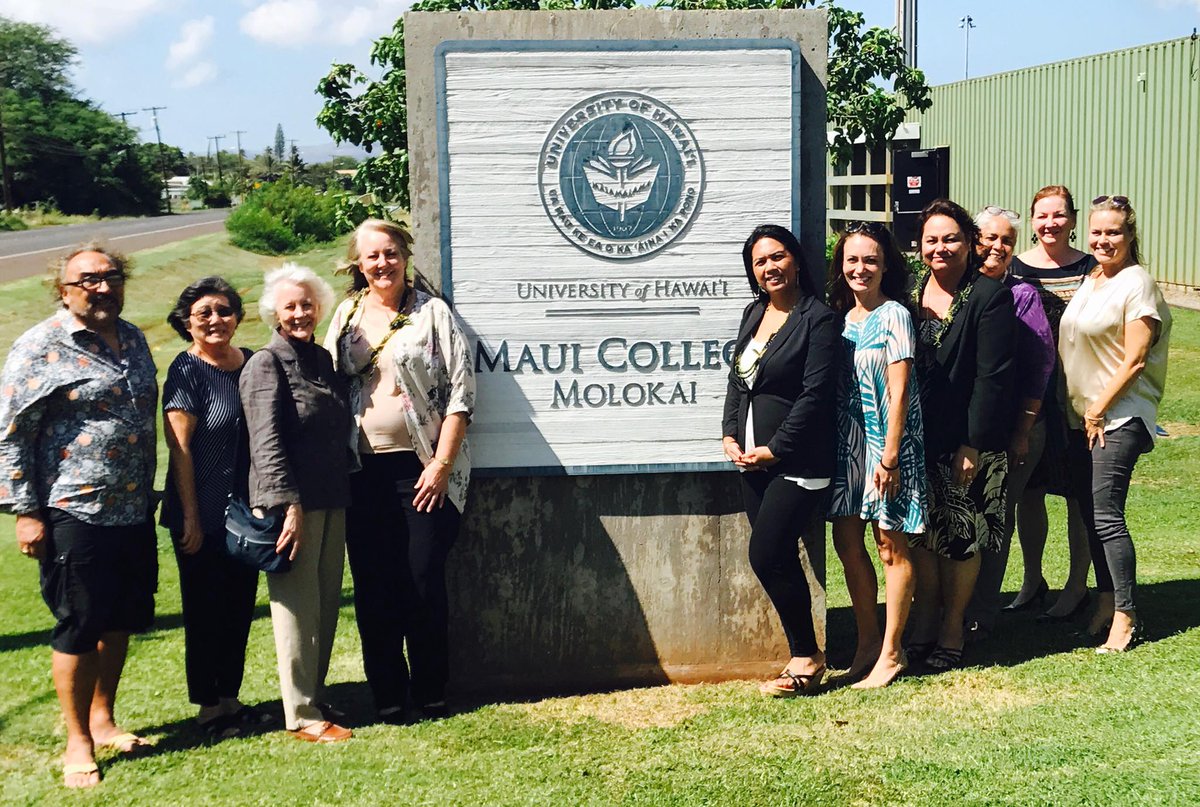 ShidlerCollege's tweet photo. First graduates of our Masters in HR Management on MOLOKAI! Learn more about our distance learning programs at https://t.co/gXtv386LmA #molokai #onlinegradschool https://t.co/jnXezelnBR