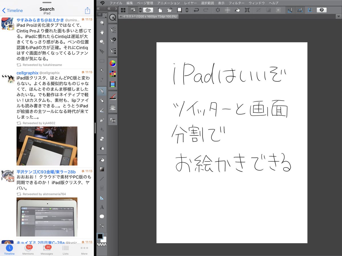 Ipad版クリスタ Clip Studio Paint I の話題 Min T ミント