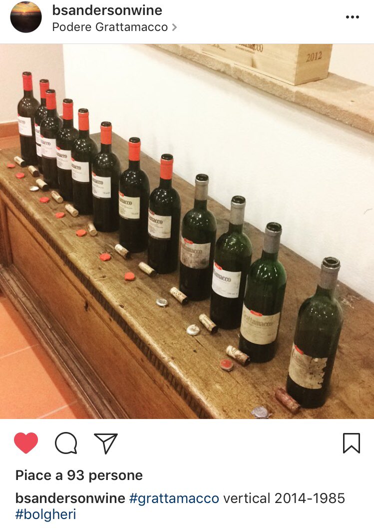 Grattamacco vertical tasting