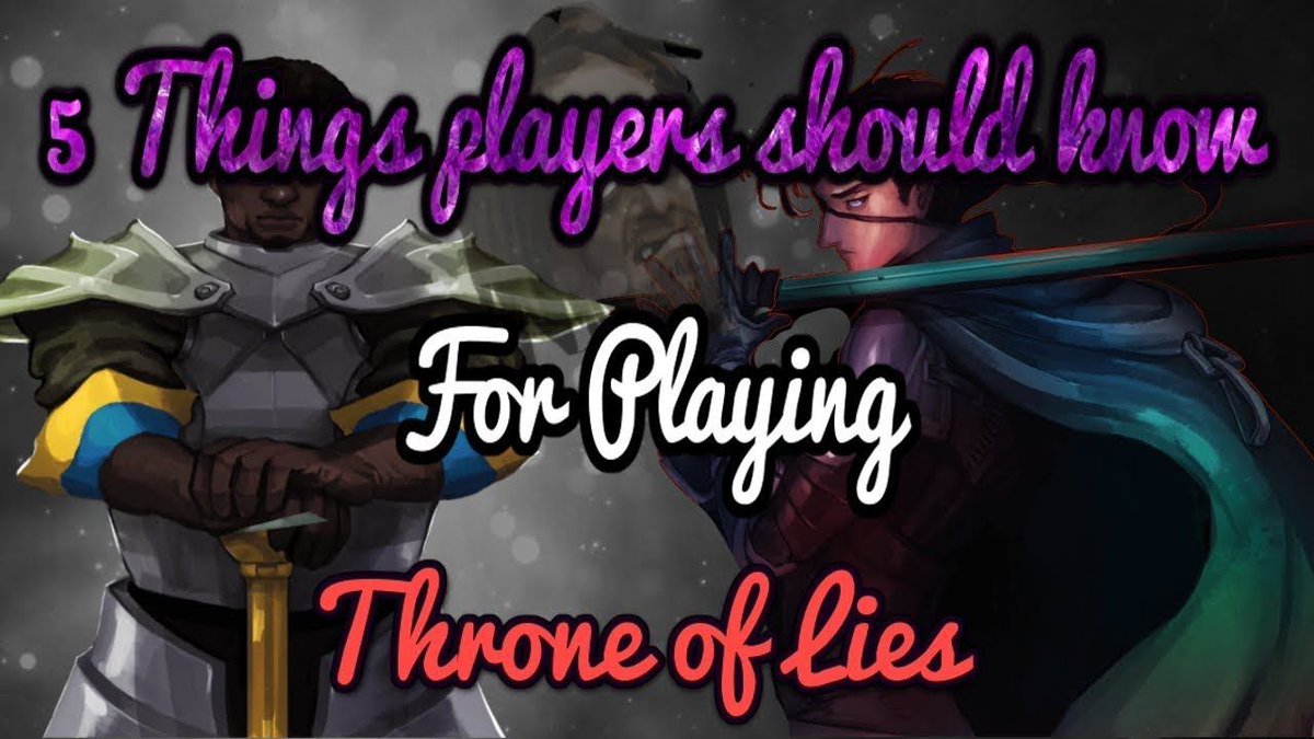 TheThroneOfLies's tweet photo. Five Things players should know for playing ToL @Magnasword2 https://t.co/WbGpkpgbK9 #gametrick #games #pcgames https://t.co/eaHtGj8CVQ
