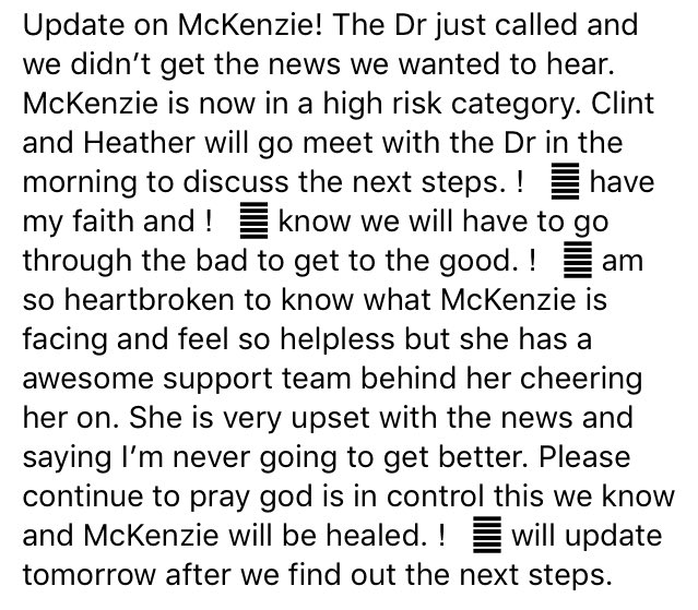 Amber_Lynn_TV's tweet image. Keep fighting, Kenzie! #KenzieStrong 
newsleader.com/story/news/201…