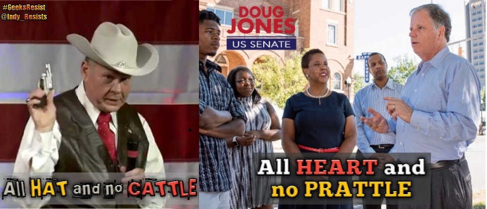 KudzuFrannie's tweet photo. @Indy_Resists @GDouglasJones @MooreSenate Yes, #MooreForHimself is definitely #AllHatNoCattle, while #Doug4US is #AllHeartNoPrattle๐โค๐โค๐ https://t.co/kJ7kk2ZfpG