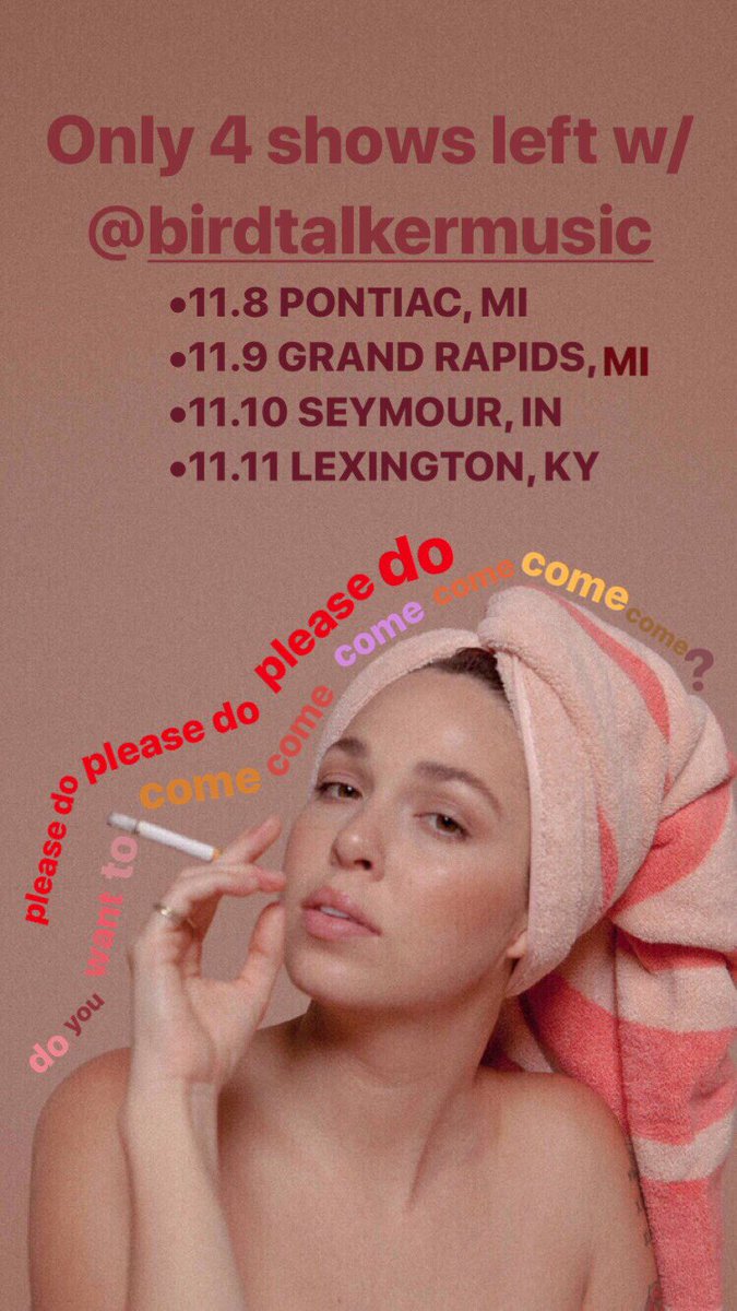sadpennymusic's tweet photo. Do you want to come? Please do please do please do. *tour w @birdtalkermusic is coming to a #sssad end. Don’t miss out* https://t.co/d3HsJ9rfdC