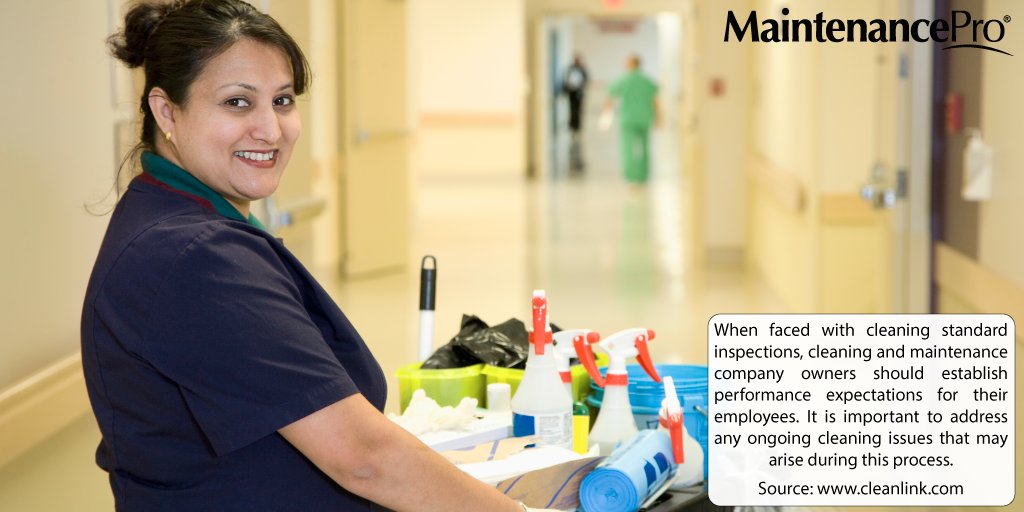 MaintenancePro_'s tweet image. #TuesdayTip: Establish #cleaning standards for your employees to ensure the best quality results. bit.ly/2hcMckC