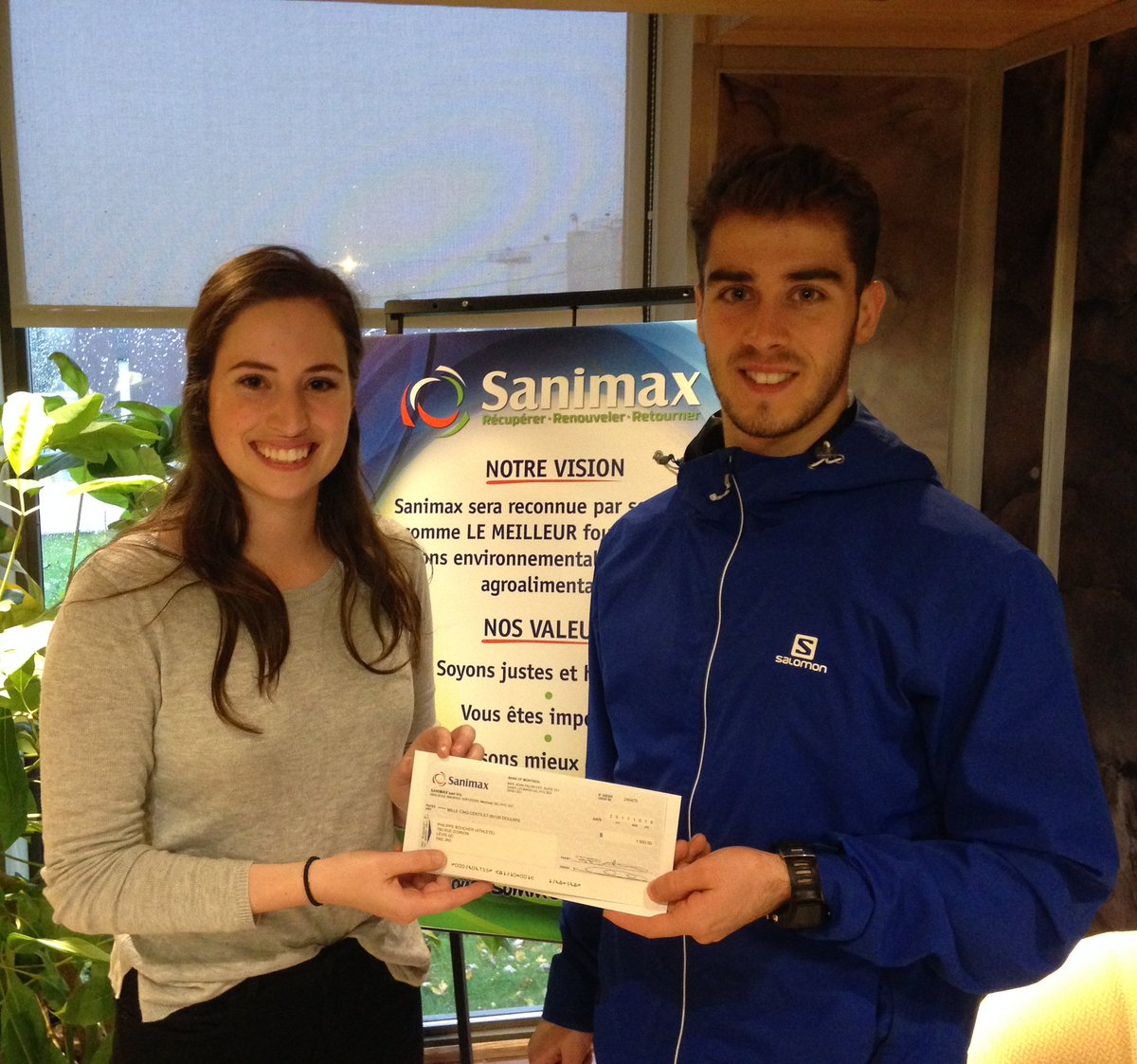 Merci <a href="/SanimaxCanada/">Sanimax Canada</a> de me supporter financièrement pour la saison à venir !