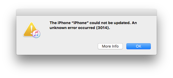 tino's tweet photo. @AppleSupport I managed to get iTunes to try to update it via VPN, &amp; after a very very very long extraction process it said this: https://t.co/fIEY7MdmhW