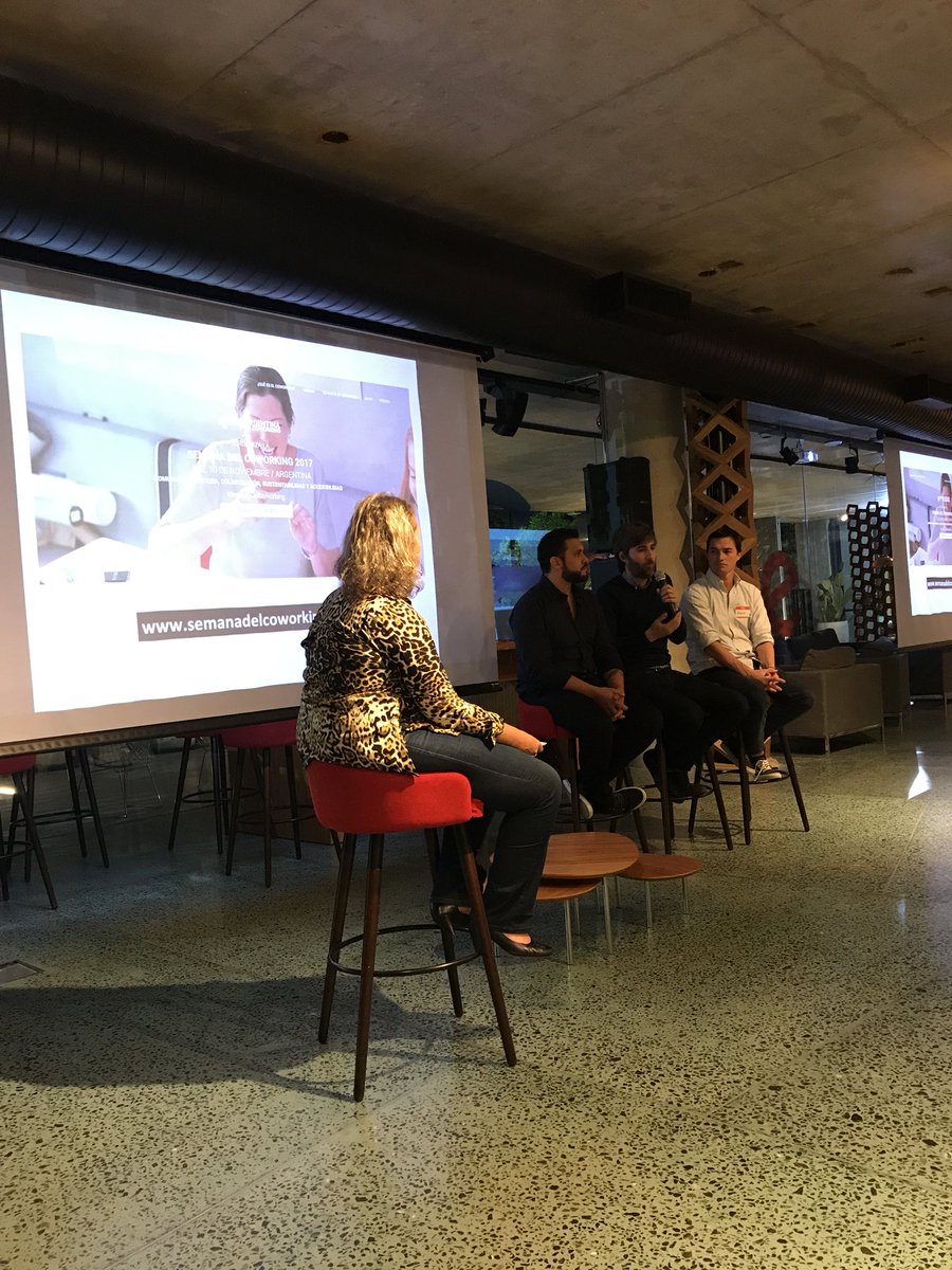 .@ouishare Argentina &amp; <a href="/Airbnb_arg/">Airbnb Argentina</a> reps speak about collaborative economy for the #coworking week in <a href="/areatres/">AreaTres Workplace</a>