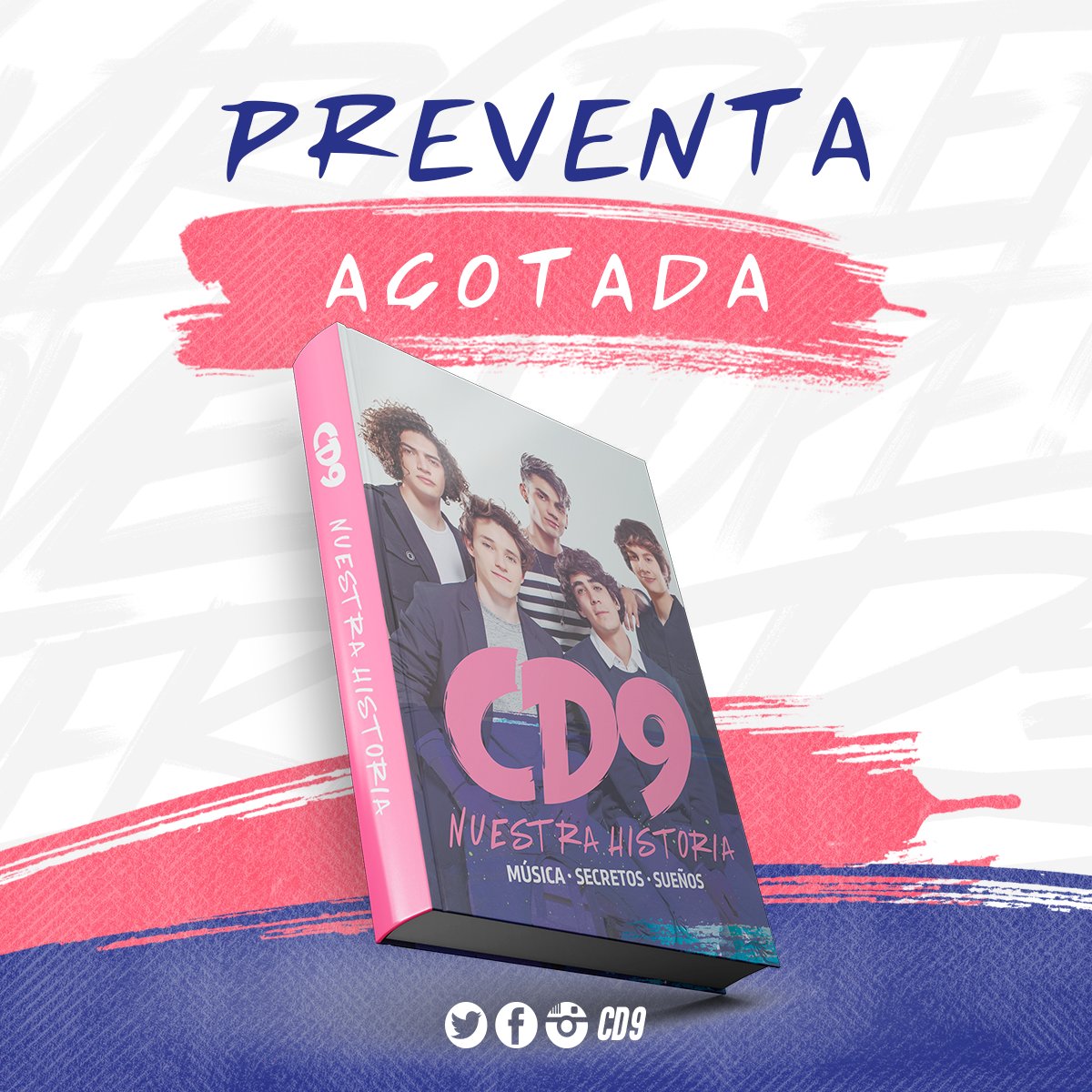 CD9's tweet photo. ¡La preventa de #NuestroHistoria se agotó! ¡Recuerden que este 13 de noviembre estará disponible! ¡El código ha sido descubierto! 📖 https://t.co/Yc6cKUQa93