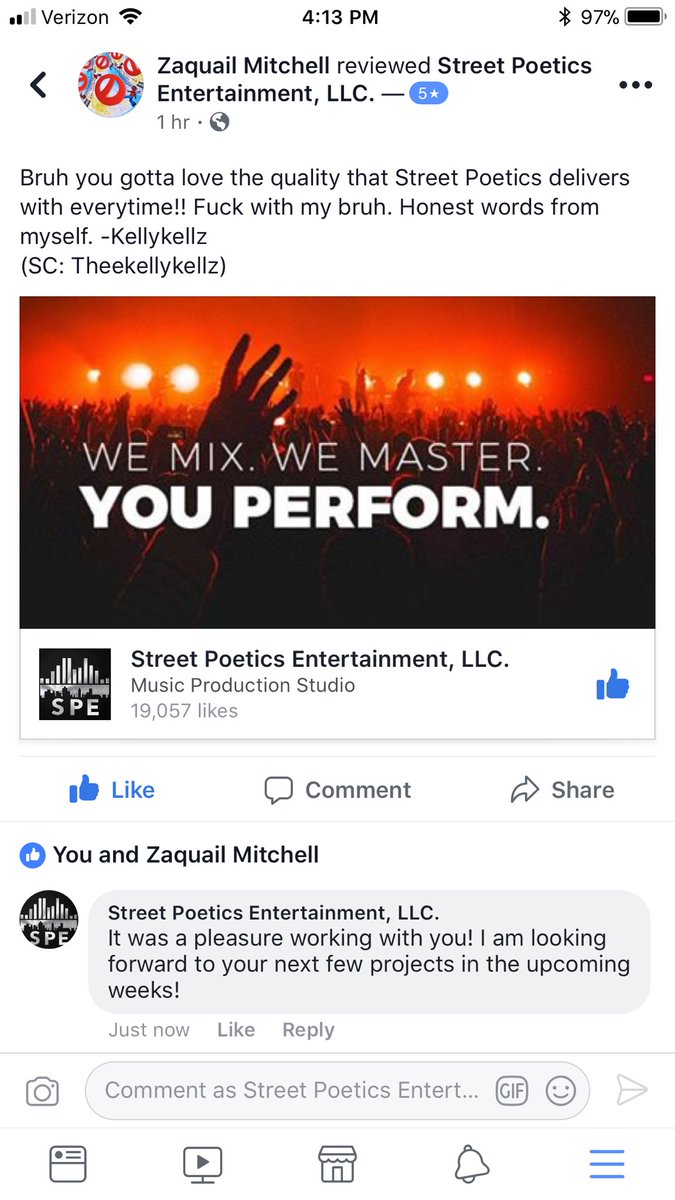 SPEnt_LLC's tweet photo. Another 5 star review! We are very proud and humbled to receive such great remarks! It shows us that we ar doing our job impeccably! #YVOV https://t.co/BXdzGbMGaN