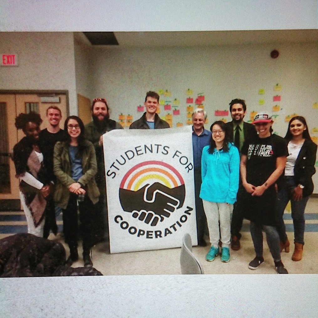 greencampuscoop's tweet photo. Today was awesome😆
Thank you! 
@students4coopsyorku
#fairtade #canadianfairtrade #fairtradefashion #fairtradetshirts #yorku #greencampuscoops #coops #supportfairtrade #sustainability #experientialeducation #organictshirt #orginic #100%fairtrade #higheducation #promotefairtrade https://t.co/5co7ETRylv