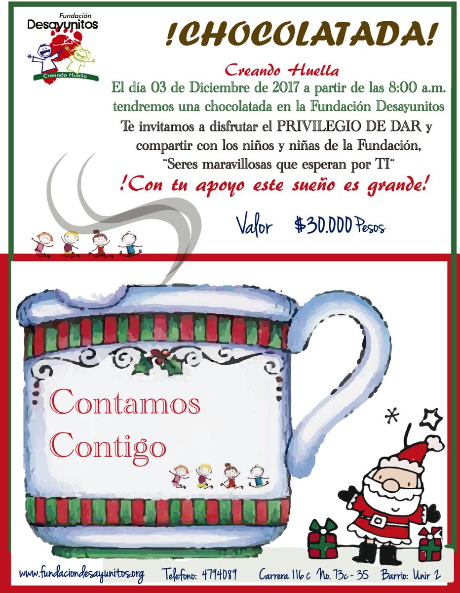 Ven y vivamos juntos el privilegio de Dar...nuestros niños esperan por ti