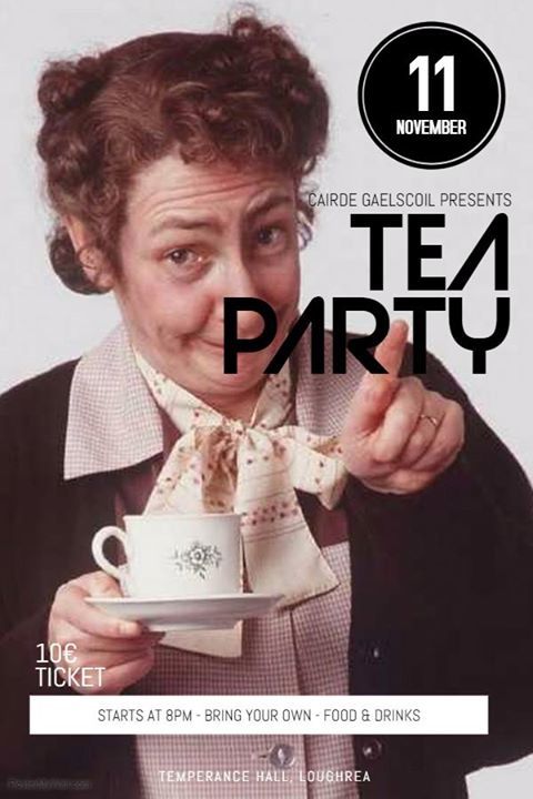 Mrs Doyle expects to see everyone at the 'Tea' Party on Saturday! ift.tt/1rpUEjj