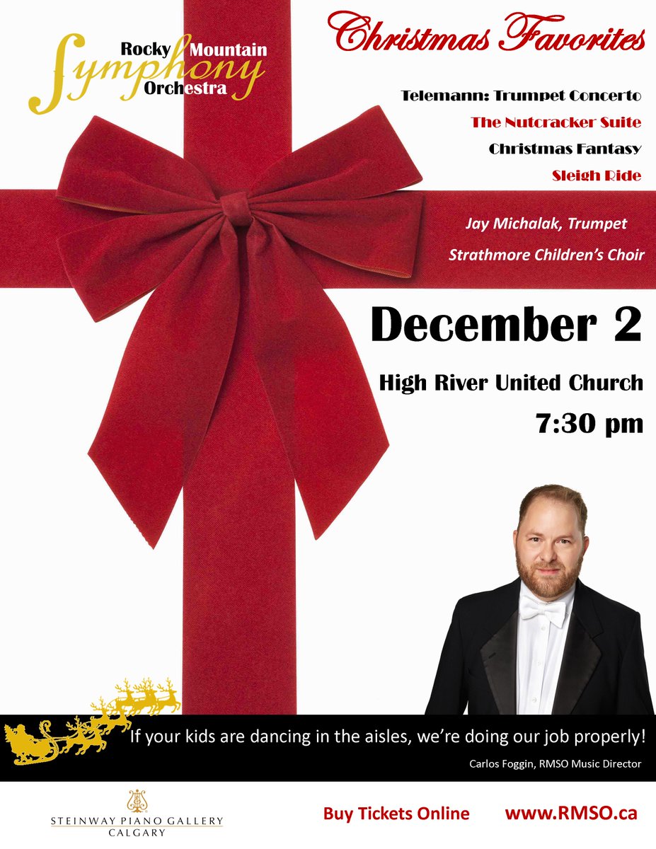 Please RT <a href="/okotoksNow/">OkotoksNow</a> <a href="/OkotoksLiving/">Okotoks Living</a> <a href="/townofokotoks/">Town of Okotoks</a> @OKWesternWheel <a href="/TheEagle1009/">The Eagle 100.9 / Okotoks Online</a> <a href="/barbkingmezzo/">Barbara King</a> <a href="/FoothillsPhilAB/">TheFoothillsPhil</a> Symphonic Christmas Show in High River on Saturday, Dec 2 - with Strathmore Children's Choir.