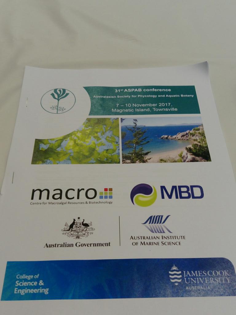 floatingdevices's tweet photo. Kick start 31at ASPAB conference at magnetic island #ASPAB2017 https://t.co/ZT8hbBV0lF