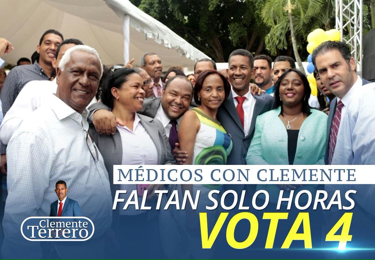 clementeterrero's tweet photo. Siempre pensé que la presidencia del CMD debía ser el rostro de cada médico y médica dominicana, donde esté yo estarán siempre todos ustedes https://t.co/9mdJmddDkD