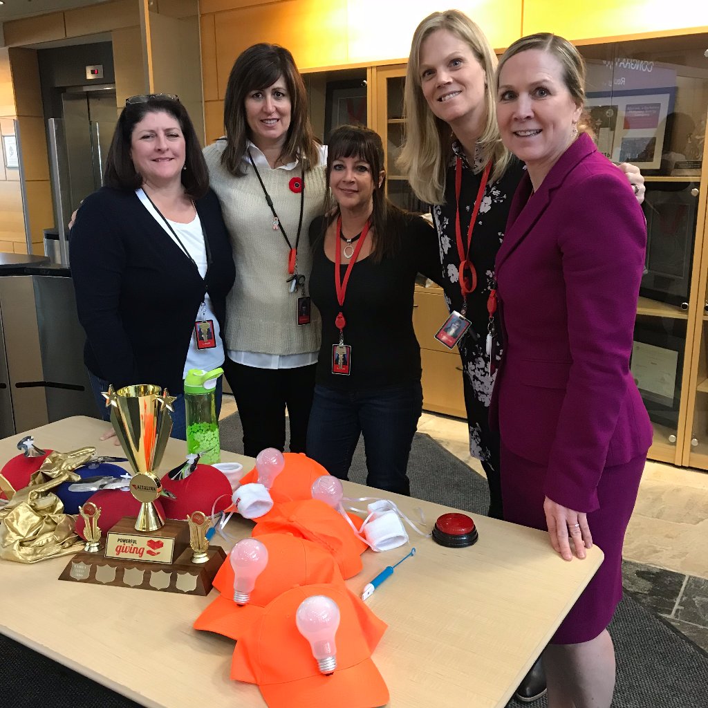 AltaLink's tweet photo. #SurveySays that charitable giving is a lot of fun! Our AltaLink Feud #PowerfulGiving teams agree! @UnitedWayCgy #weareallcalgary https://t.co/kOiKRu97ZF