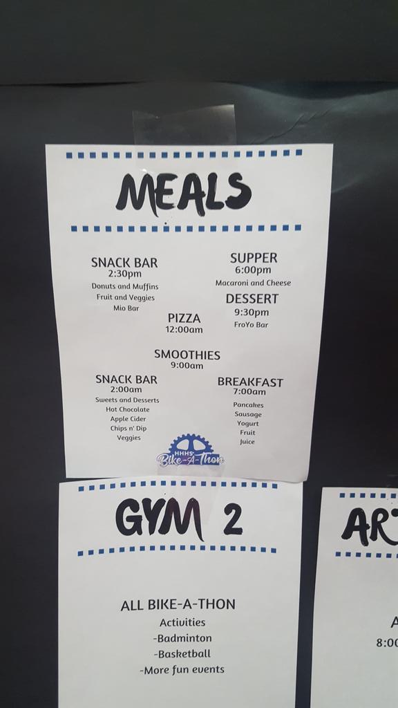 HHHS Bike-a-thon tweet media