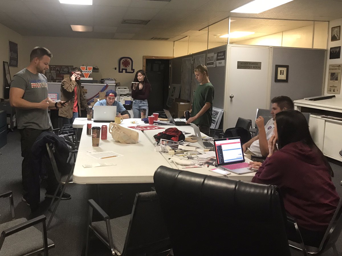 PeterAFinocchio's tweet photo. Less than 30 mins till polls close but the VA Beach #GForce is still calling for @EdWGillespie and our ticket! #LeadRight #EdforVA #VAGov https://t.co/uYuJMSg1j0