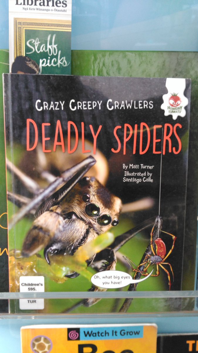 ChristchurchLib's tweet image. A great book for budding arachnologists from the shelves of #AranuiLibrary ^RC