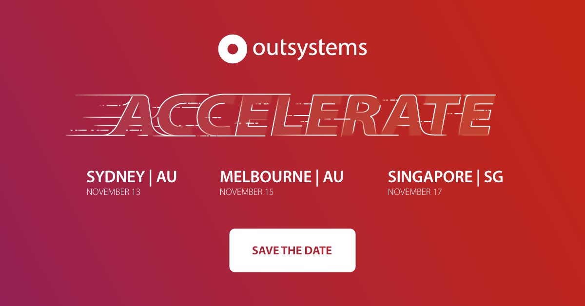 OutSystems's tweet photo. 30 cities in 20 weeks for our global #LowCodeRoadShow- coming to a city near you. https://t.co/SpKD5bq68d https://t.co/2s1j1wEatO