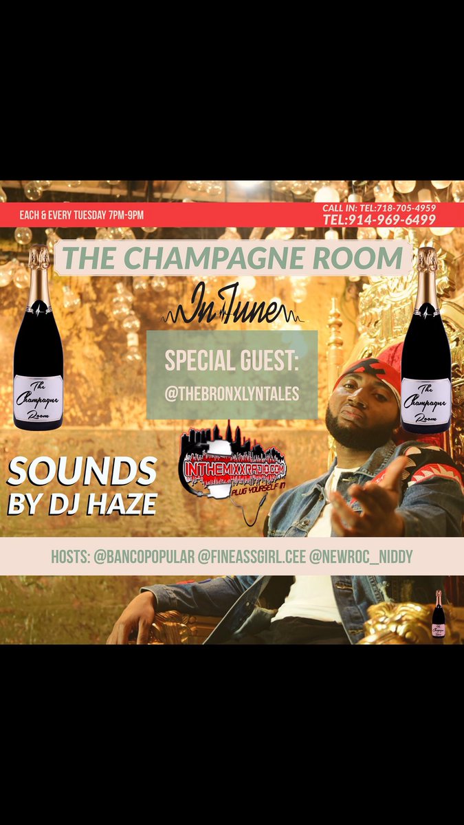 charlie_thrush's tweet photo. 🍾🍾 Champagne Room live !! @iBallsOut_PAUSE @InTuneEnt !! #intuneent #champagneroom https://t.co/nIQq4MeX0w