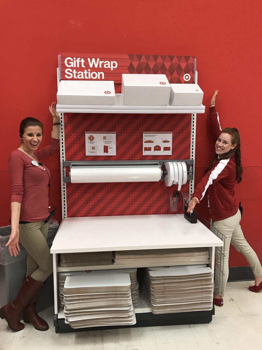 Wrapping up service T606! Can’t wait for our guests to try this out! #TheDale #SelfServeGiftWrap
