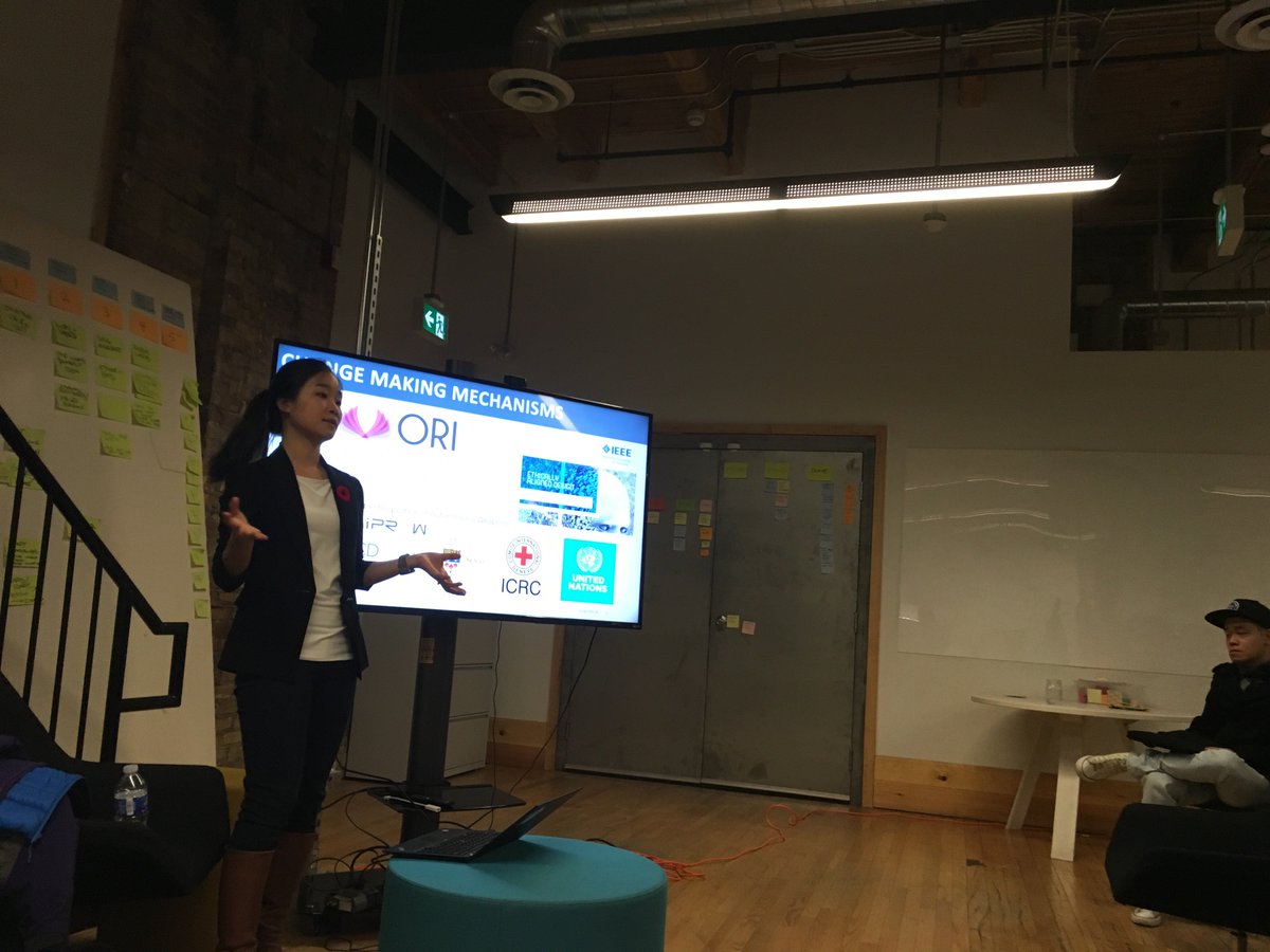 adrianai's tweet photo. Thanks to @normativedesign for hosting the @GetYourBotOn #winrseries with AJung Moon of @RoboEthics with @theriift and the IEEE WIE https://t.co/KsopwIeJwW