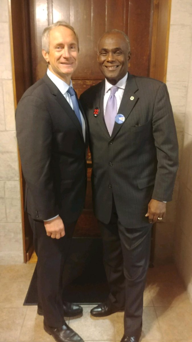 MayorSeanRyan's tweet photo. Polls close at 9! Great to see @Bernie_Tolbert today. He needs your support for Erie County Sheriff. So do @CichonForClerk &amp; @VoteVanessaG! https://t.co/tpqL4qTAue