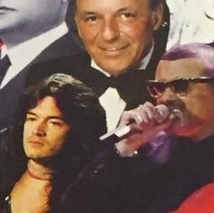 Frank Sinatra, George Michael & yours truly on the wall at The Royal Albert Hall in London⚡️ anything is possible-if you stay on the path✌️💙