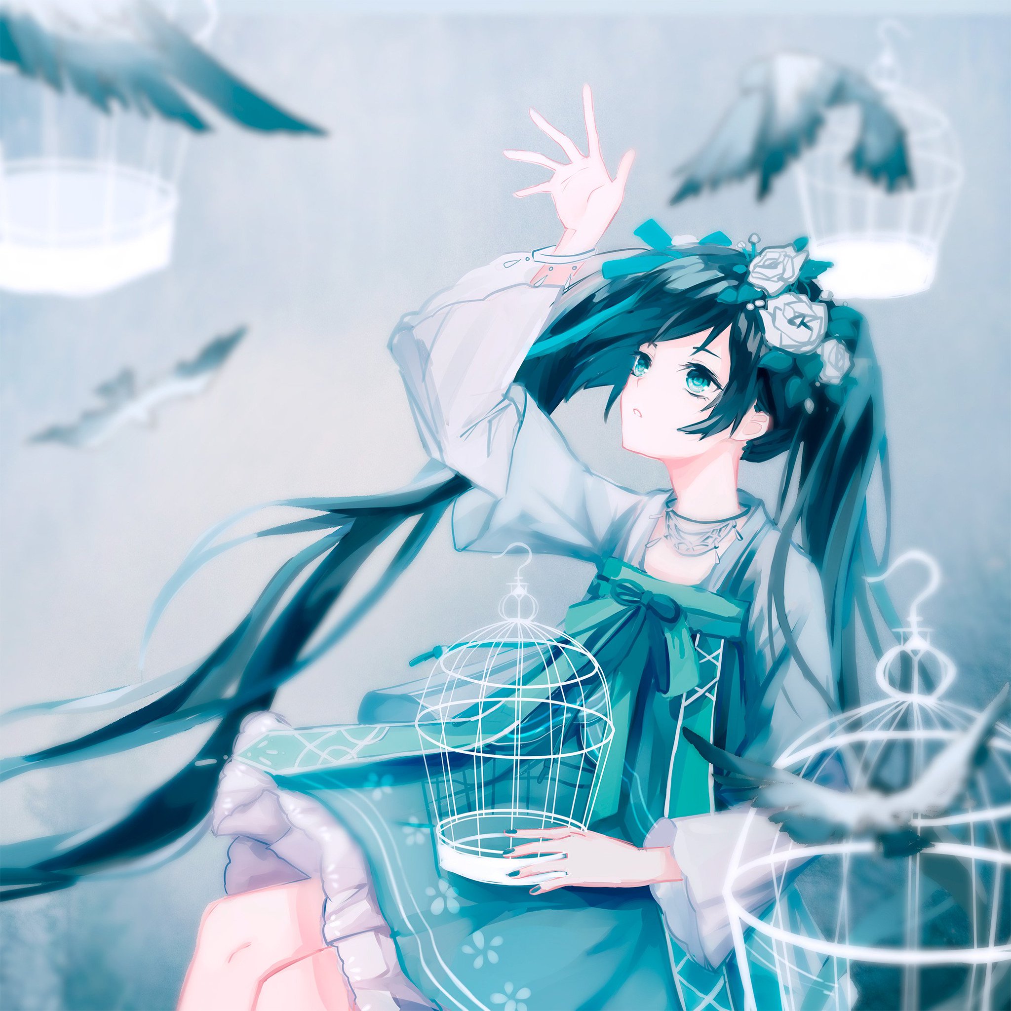 Piapro ピアプロ 接骨木さんの鳥籠を持つミクさん ブルーで爽やかなイラストですね ミクさんの周りを羽ばたくブルーの鳥やオリジナル衣装もgood W B T Co Pbmotcsh9n Piapro 初音ミク Piapro ピアプロ 接骨木さんの鳥籠を持つミクさん ブルーで爽やかなイラストですね ミクさんの周りを羽ばたくブルーの鳥やオリジナル衣装もgood W B T Co Pbmotcsh9n Piapro 初音ミク