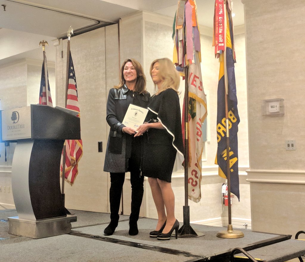 Urena's tweet image. In #Westborough joining @MassLtGov @KarynPolito in honoring Deborah Penta for all her community deeds, tonight a recipient of the #GoodScout Award telegram.com/news/20171008/…