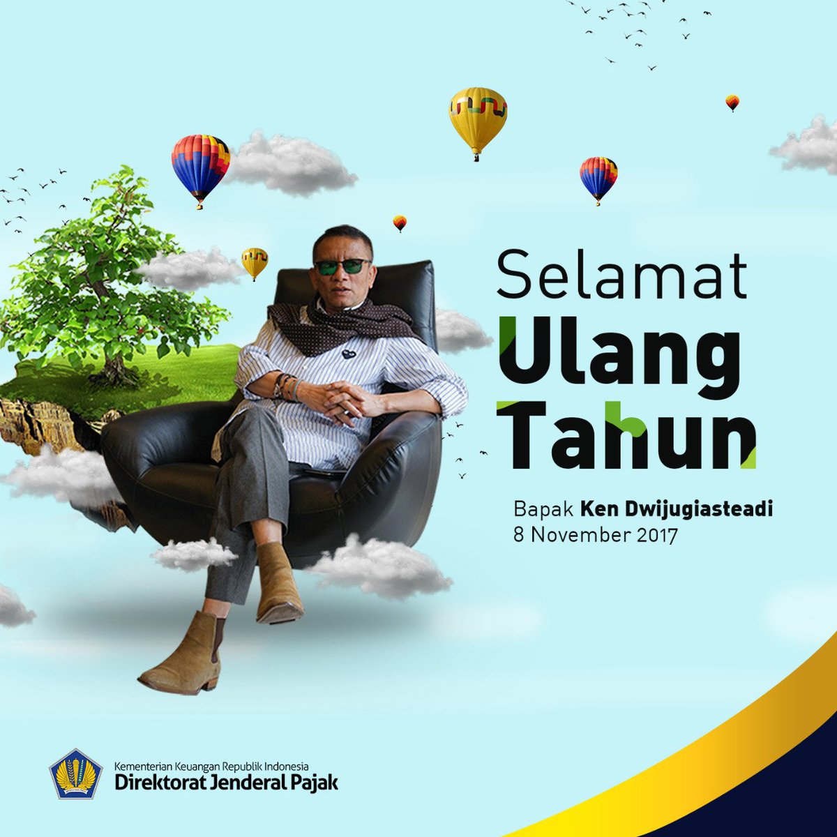 Selamat Ulang Tahun Bp Ken 🎂 Sukses selalu dalam berkarya untuk negeri.